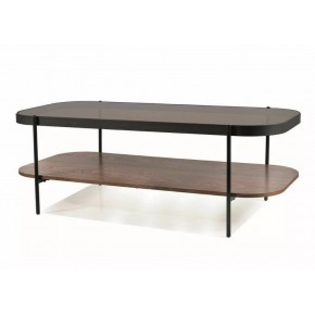 Стол журнальный SIGNAL PRIMA A орех/черный мат 120/58